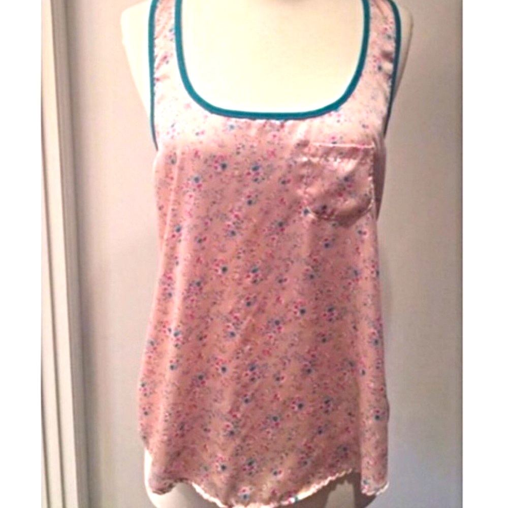 H.I.P. “Happening In The Present" Pink Floral Tank Top